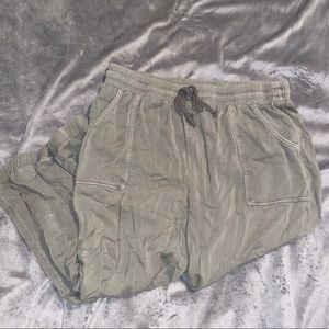 American Eagle Green Joggers